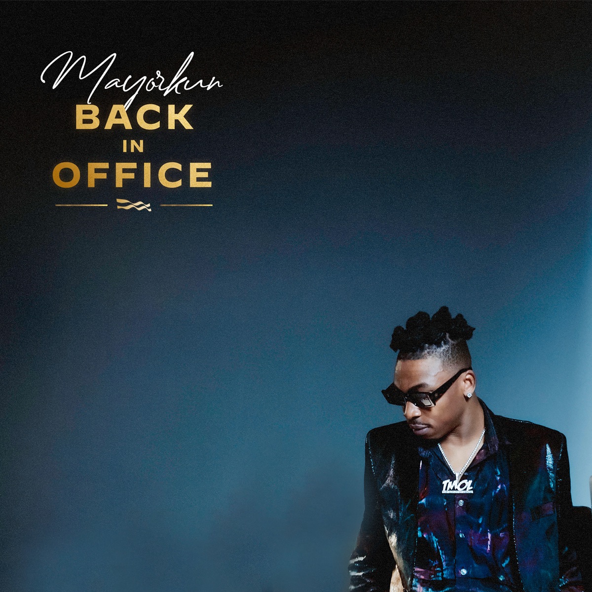 Back In Office by Mayorkun album cover
