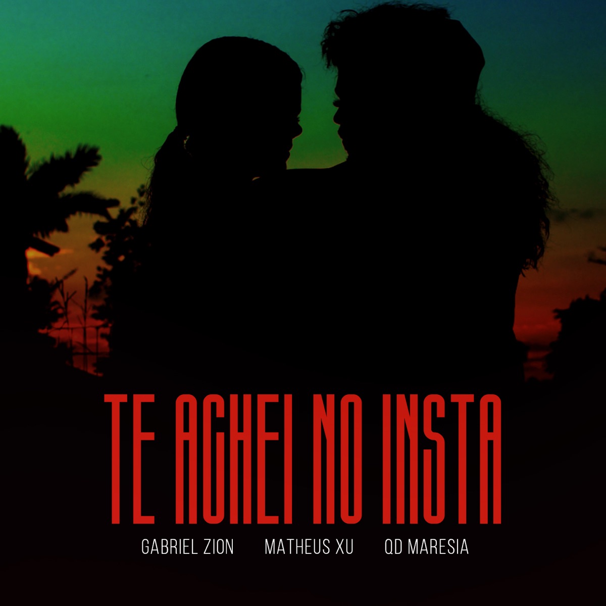 Te Achei no Insta - Single by Gabriel Zion, Matheus Xu & QD Maresia album cover