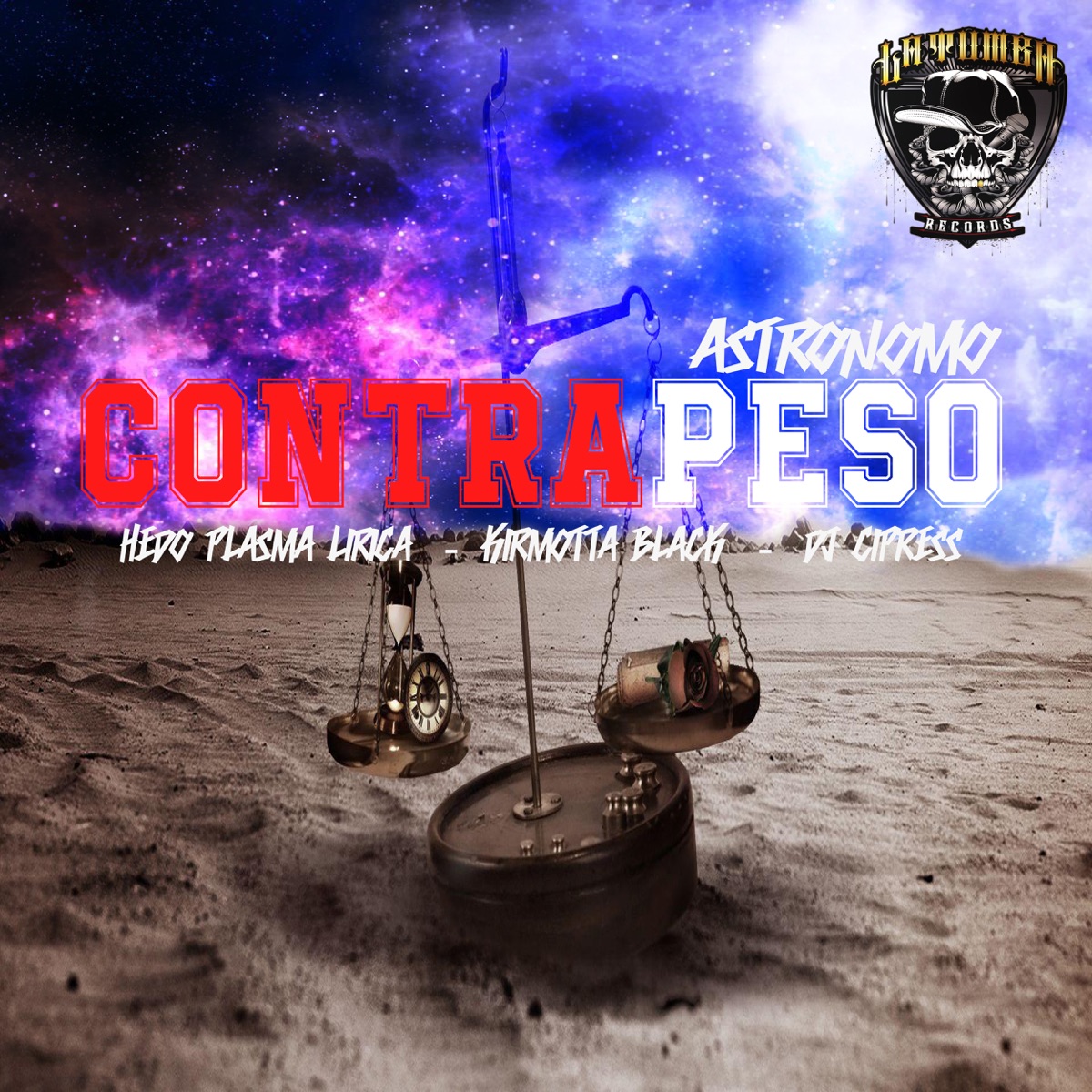 Contrapeso (feat. Hedo Plasma Lirica, Kirmotta Black & DJ Cypress) - Single by Astronomo album cover