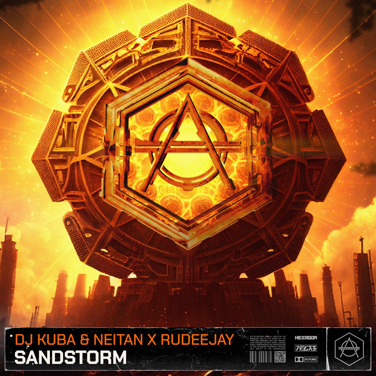 Sandstorm - Single by Dj Kuba, Neitan & Rudeejay album cover