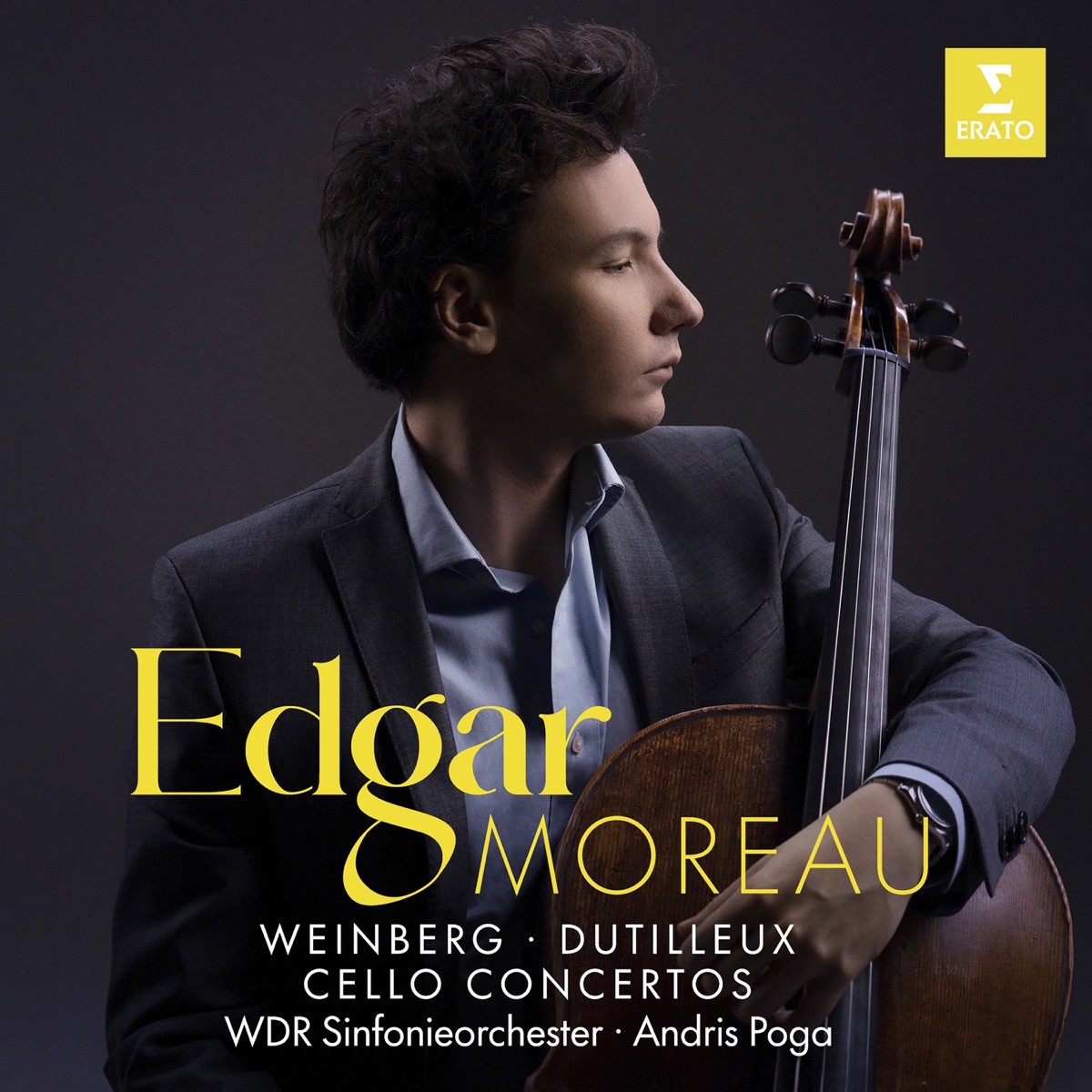 Weinberg, Dutilleux: Cello Concertos by Edgar Moreau, Andris Poga & WDR Sinfonieorchester Köln album cover