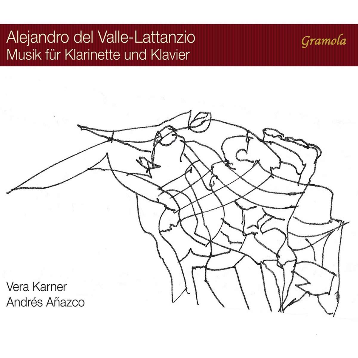 Valle-Lattanzio: Works for Clarinet & Piano by Vera Karner & Andrés Añazco album cover