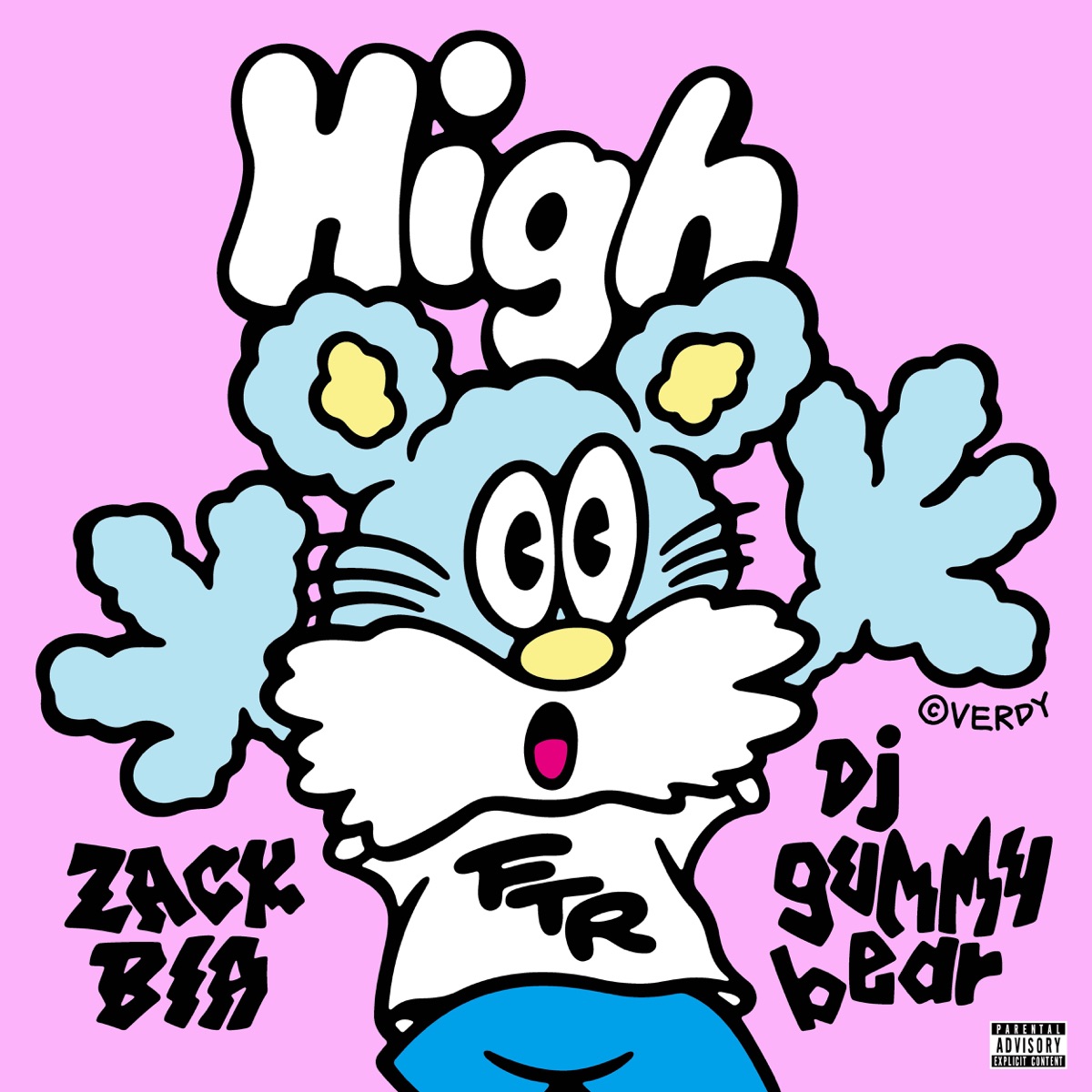 High - Single by Zack Bia & dj gummy bear album cover