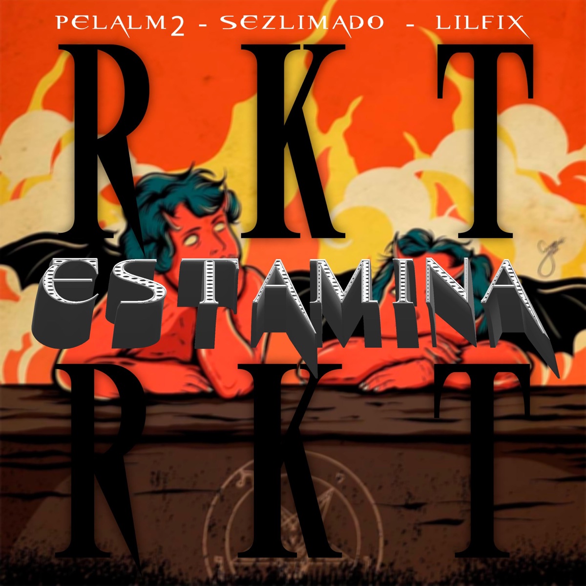Estamina rkt (feat. Pela.lm2 & Lil Fix) - Single by Sez Limado album cover