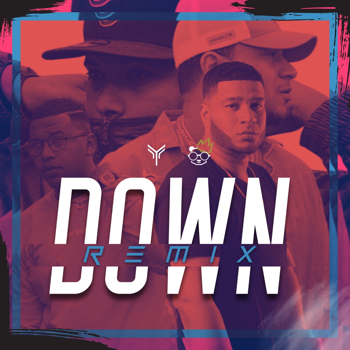 Down (Remix) - Single by Yuriel Es Musica, Ehybi M & Luny Tunes album cover