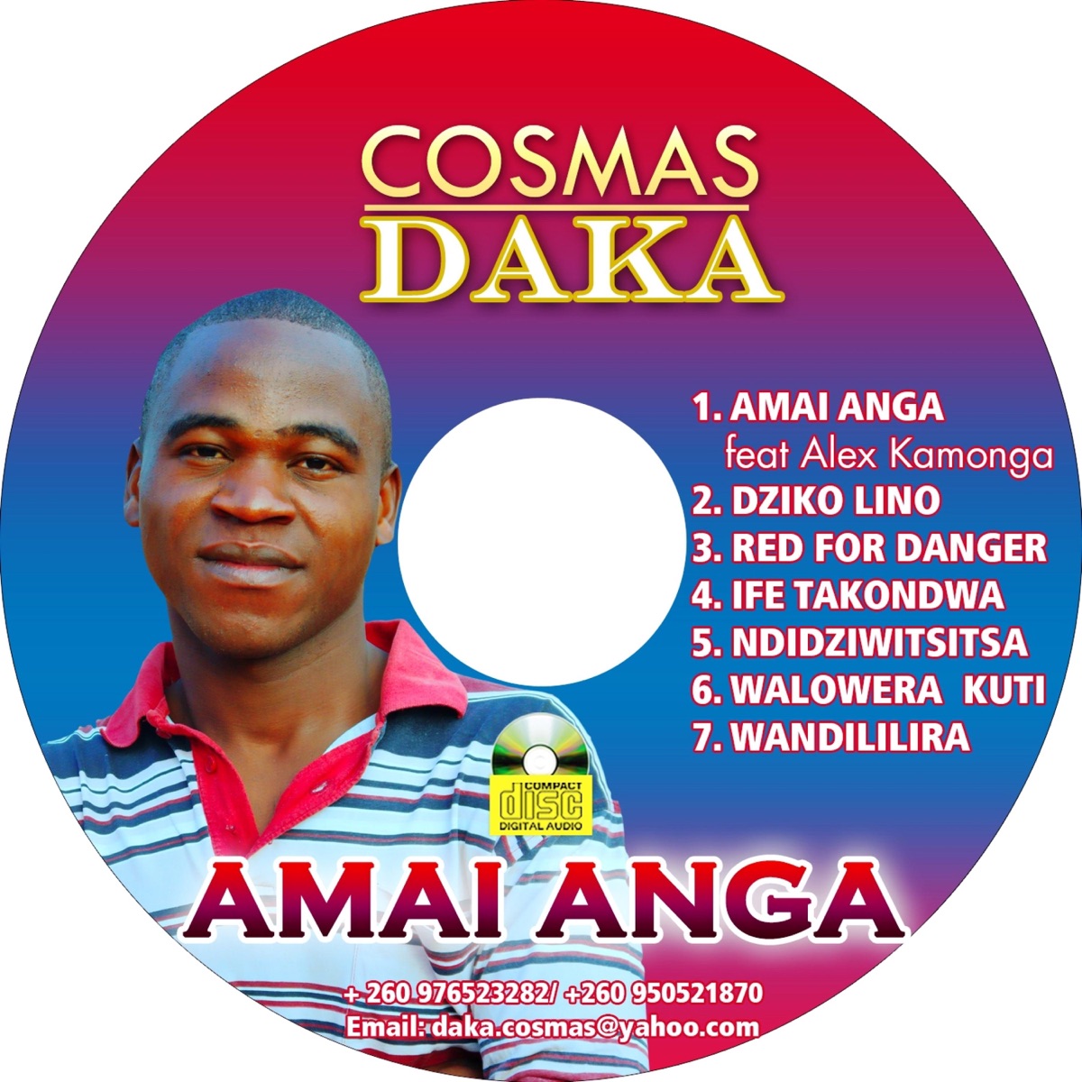 Amai Anga - Single by Cosmas Daka album cover