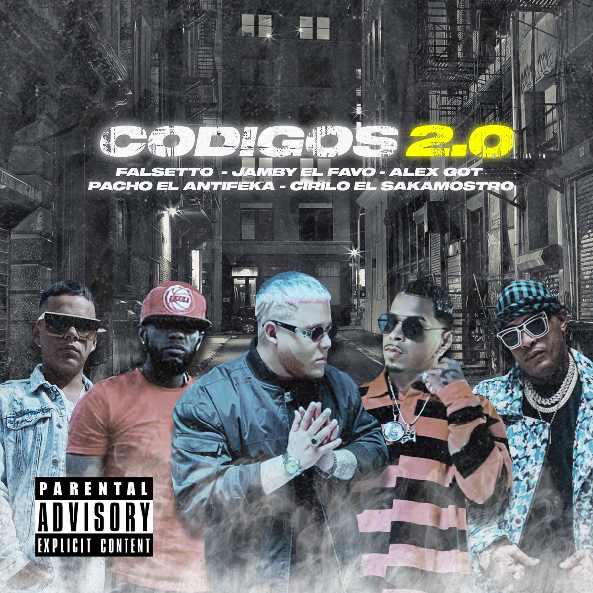 Codigos 2.0 (feat. Alex Got & Cirilo El Sakamostro) - Single by Falsetto, Jamby el Favo & Pacho El Antifeka album cover
