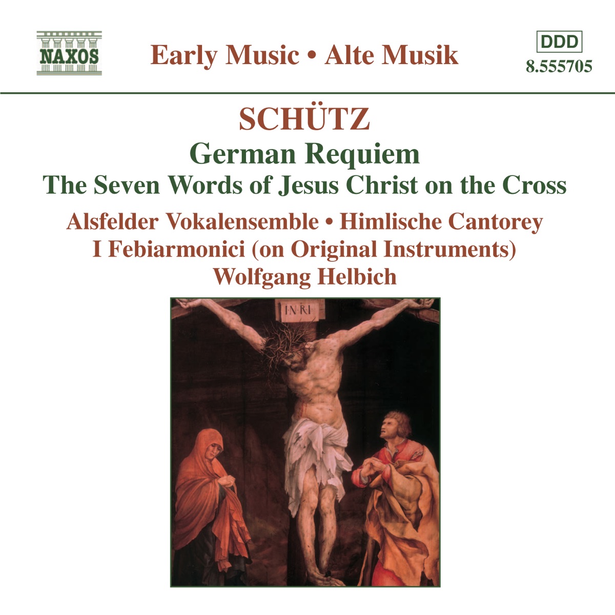 Schutz: German Requiem by Alsfelder Vokalensemble & Wolfgang Helbich album cover