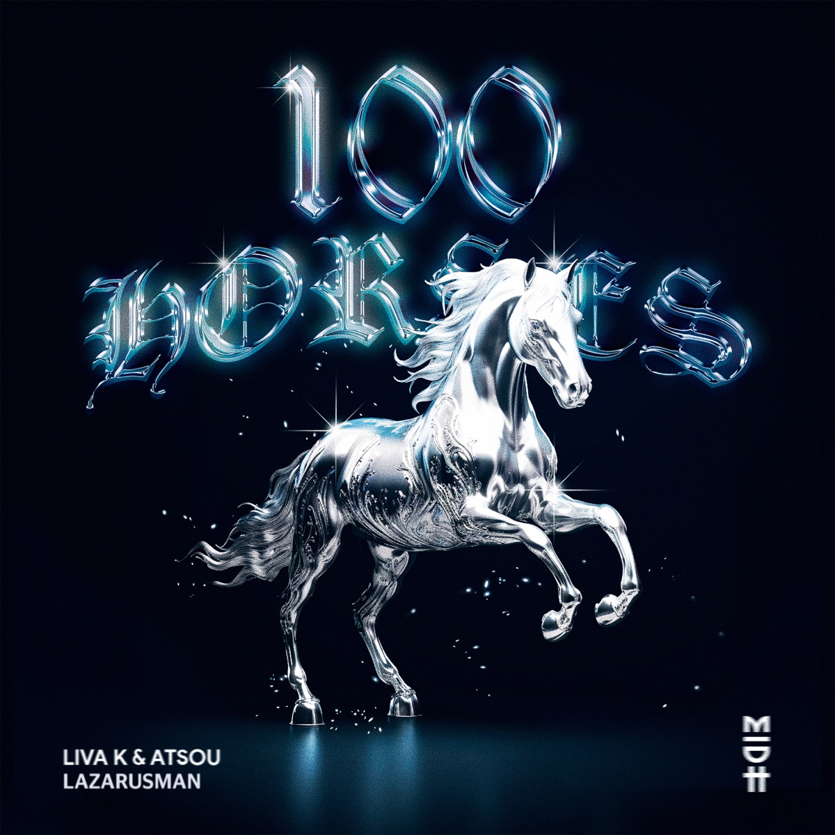 100 Horses - Single by Liva K, atsou & Lazarusman album cover