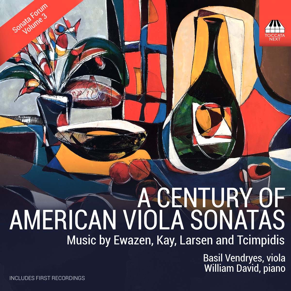 A Century of American Viola Sonatas by Basil Vendryes & William David album cover