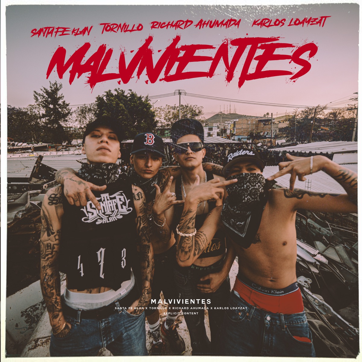 Malvivientes (feat. Karlos Loayzat) - Single by Tornillo, Santa Fe Klan & Richard Ahumada album cover