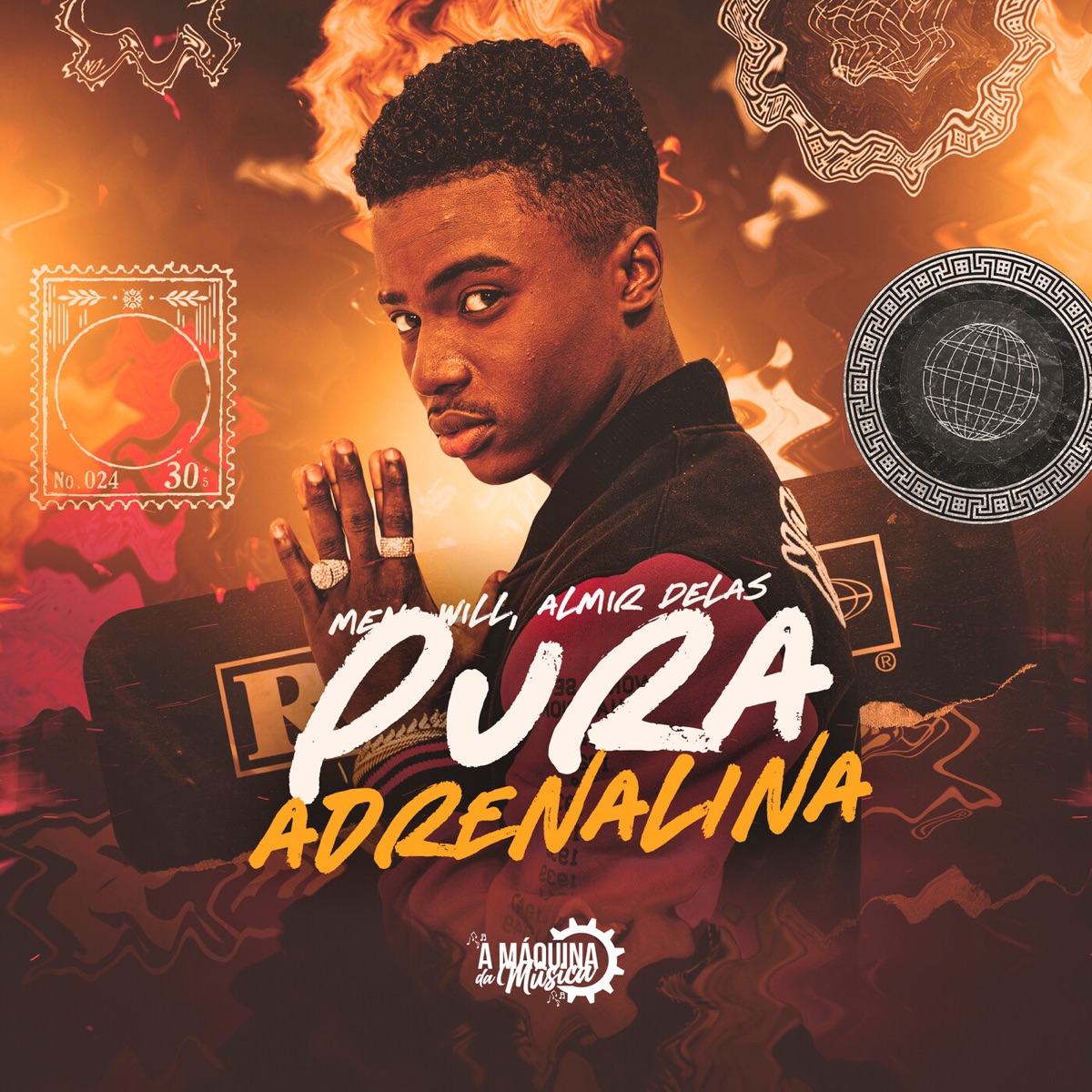 Pura Adrenalina - Single by Meno Will & Almir delas album cover