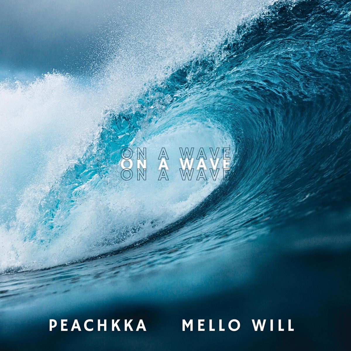 On a Wave (feat. Mello Will) - Single by Peachkka album cover