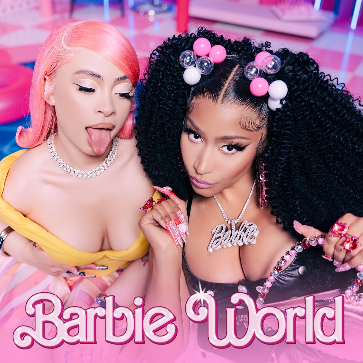 Barbie World (with Aqua) [From Barbie The Album] - Single by Nicki Minaj & Ice Spice album cover