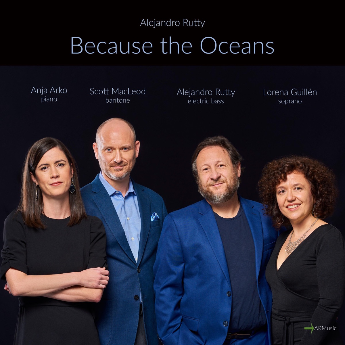 Because the Oceans - Single by Alejandro Rutty, Anja Arko, Lorena Guillén & Scott MacLeod album cover
