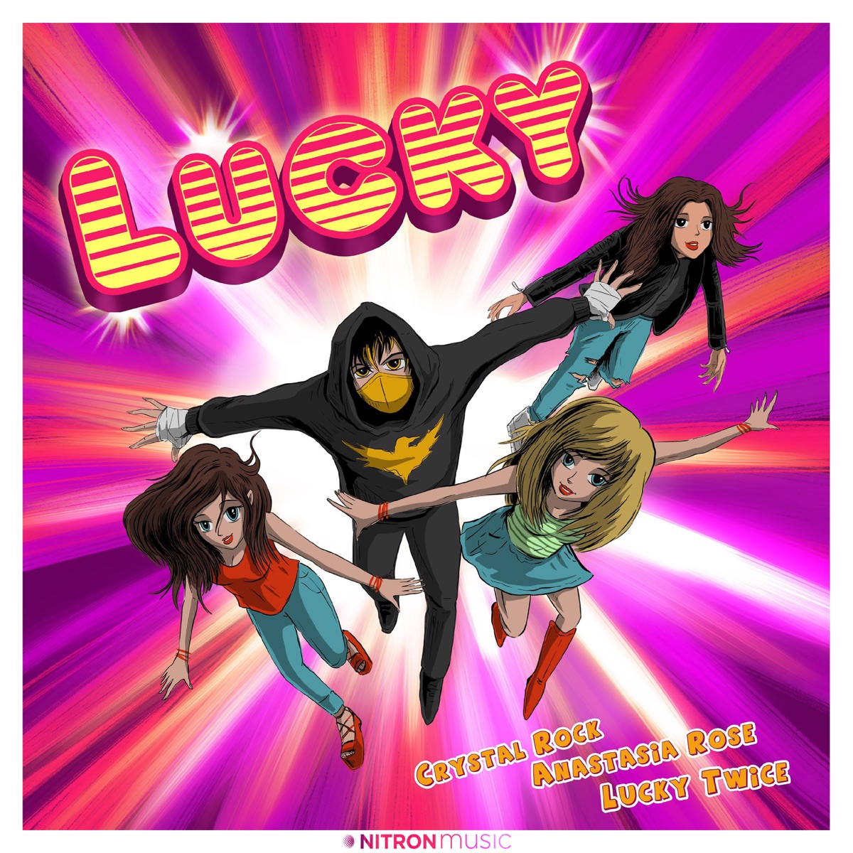 Lucky (TikTok Edit) - Single by Crystal Rock, Anastasia Rose & Lucky Twice album cover