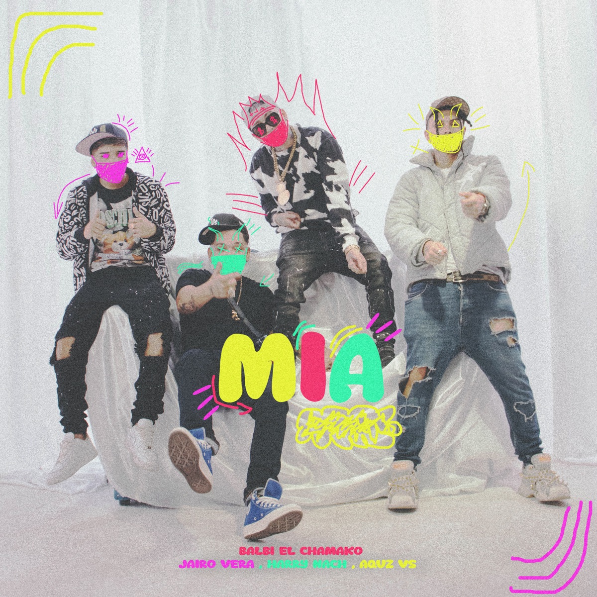 Mía (feat. Aqua VS) - Single by Balbi El Chamako, Harry Nach & Jairo Vera album cover