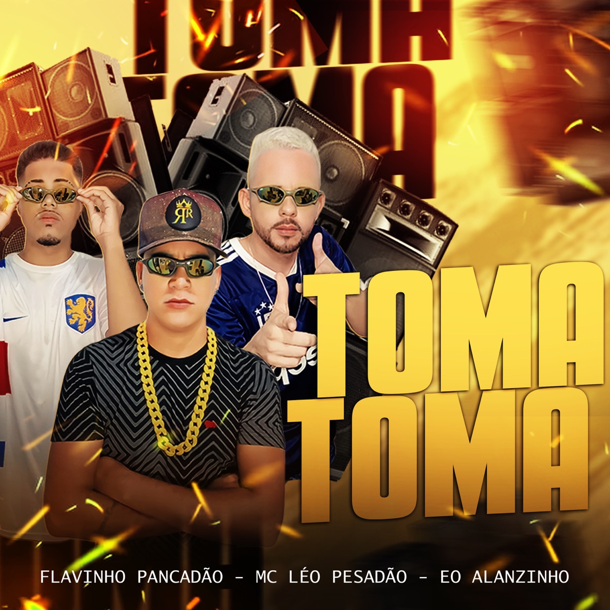 Toma Toma - Single by Flavinho Pancadão, MC LÉO PESADÃO & Eo Alanzinho album cover