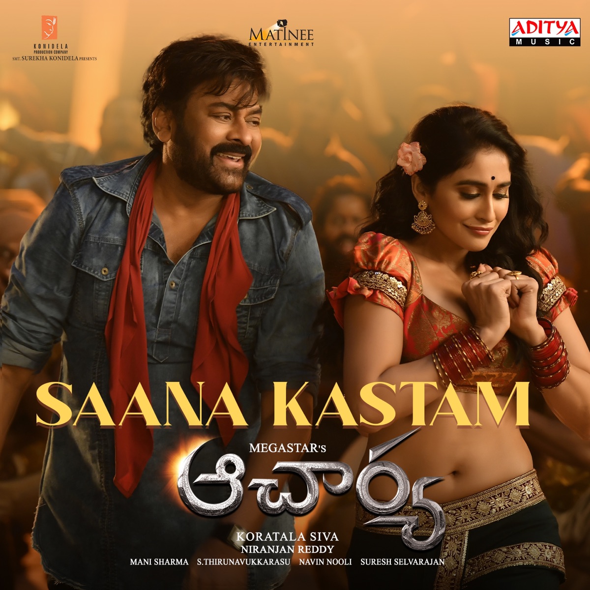 Saana Kastam (From "Acharya") - Single by Revanth, Geetha Madhuri & Mani Sharma album cover