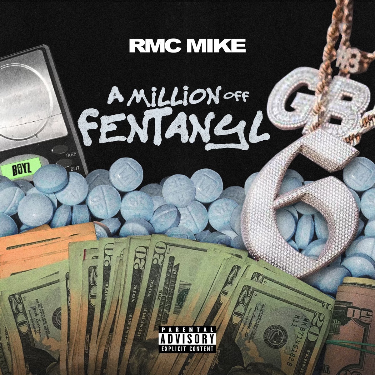 A Million Off Fentanyl - Single by RMC Mike album cover