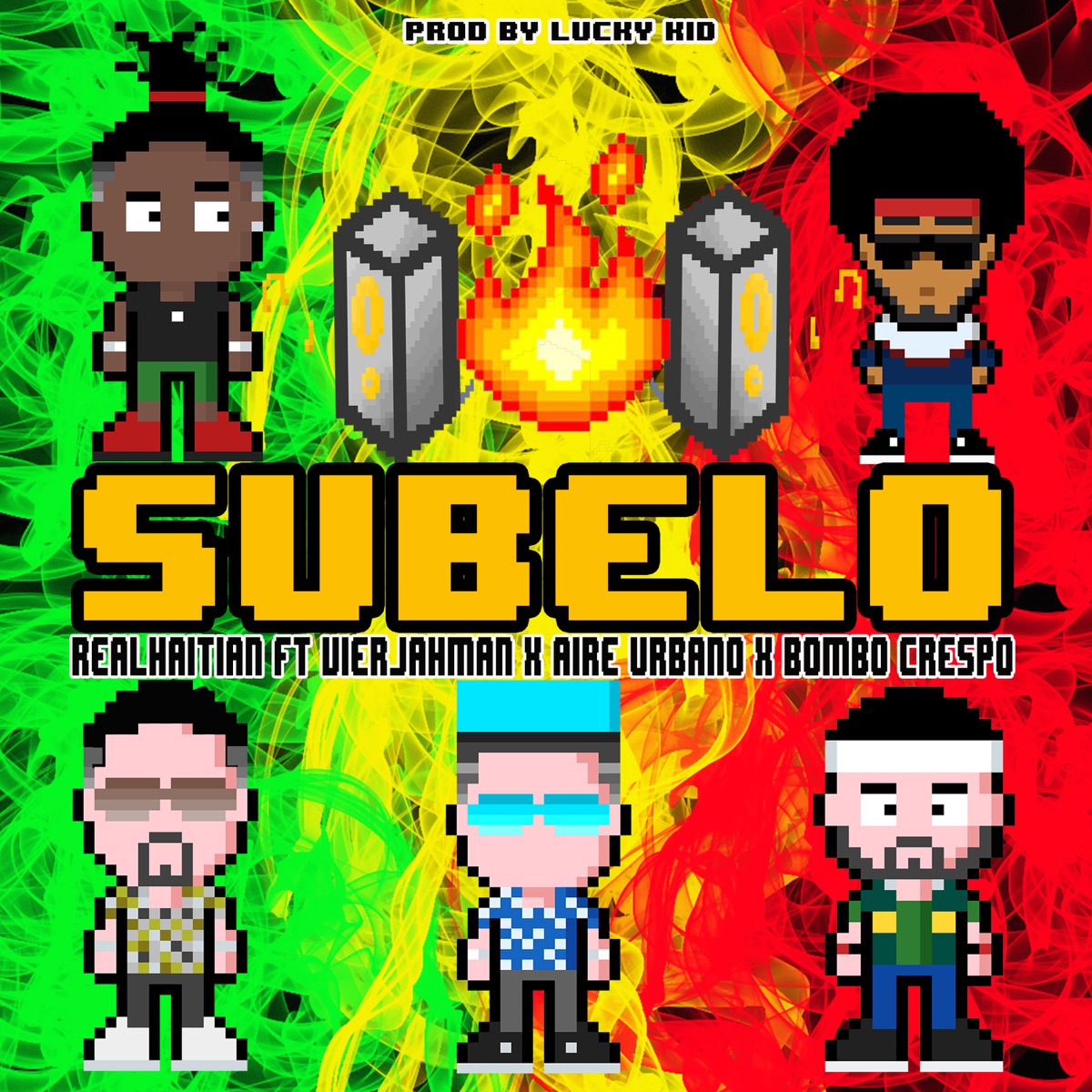 Subelo - Single by Real Haitian, VierjahMan, Bombo Crespo & Aire Urbano album cover