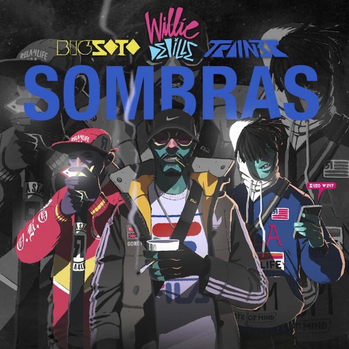 Sombras (feat. Big Soto & Trainer) - Single by Willie DeVille album cover