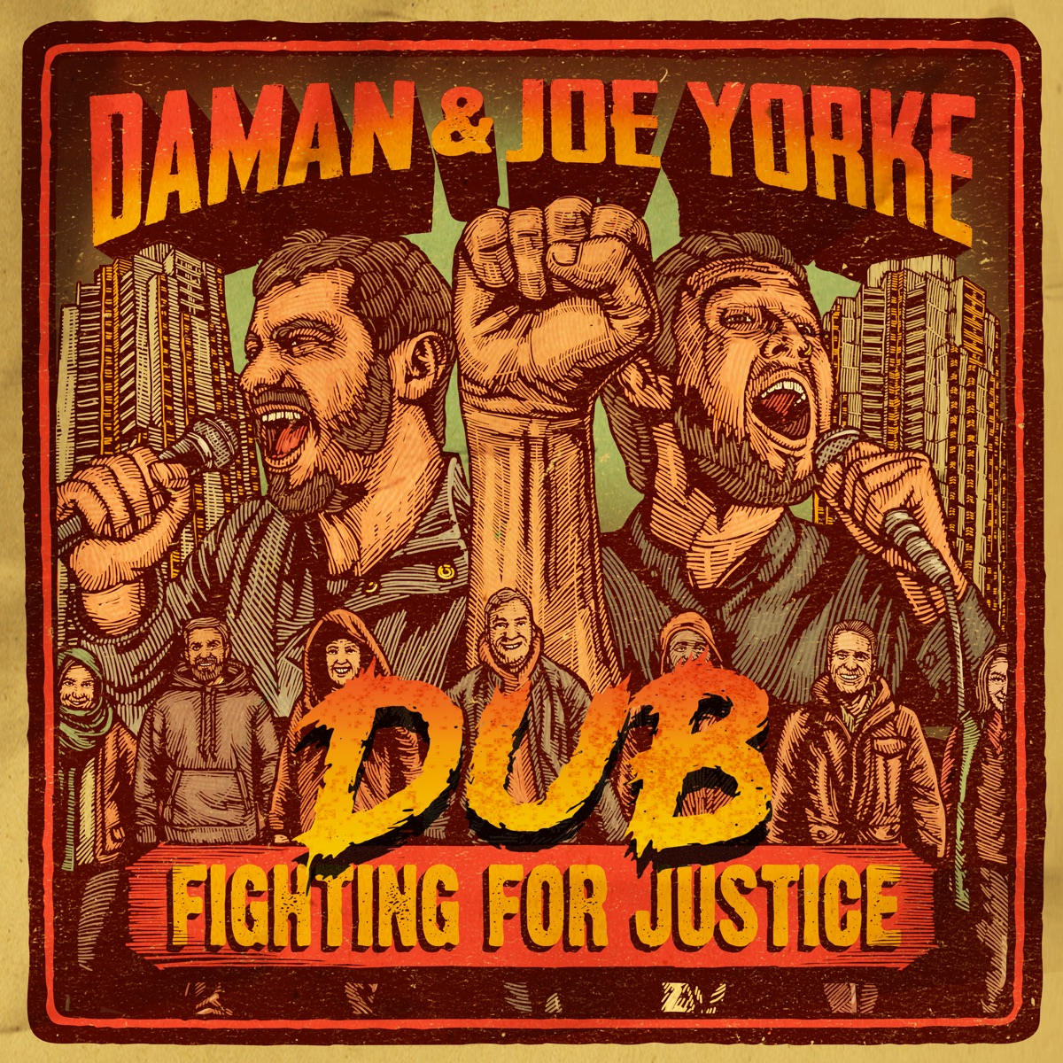 Fighting for Justice (Dub) - Single by Daman & Joe Yorke album cover