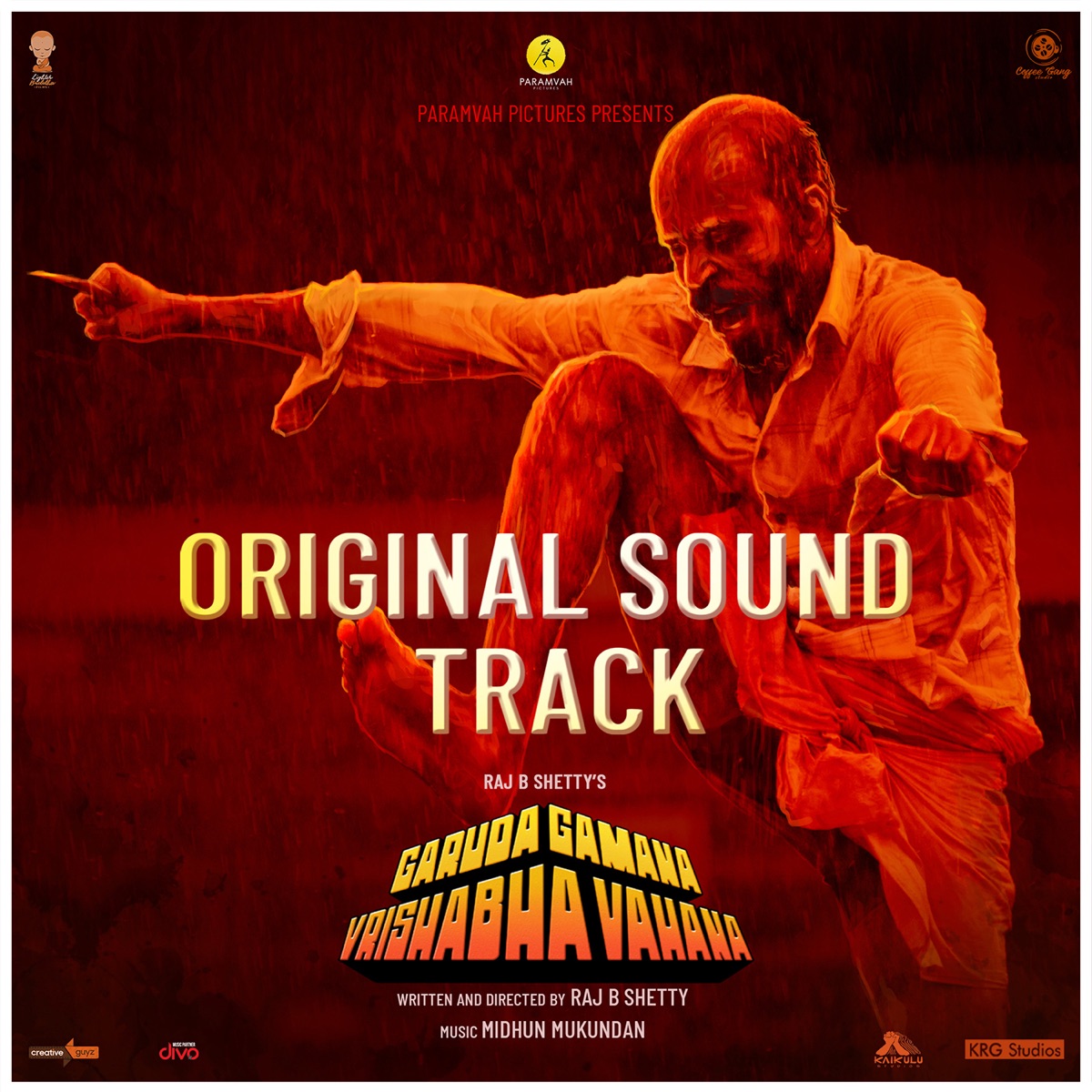 Garuda Gamana Vrishabha Vahana (Original Sound Track) by Midhun Mukundan album cover