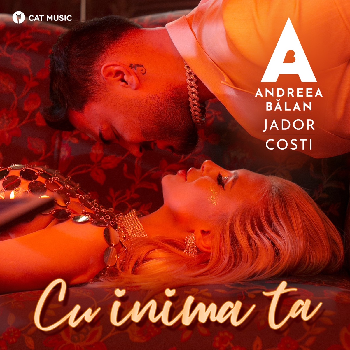 Cu inima ta - Single by Andreea Balan, Jador & Costi album cover