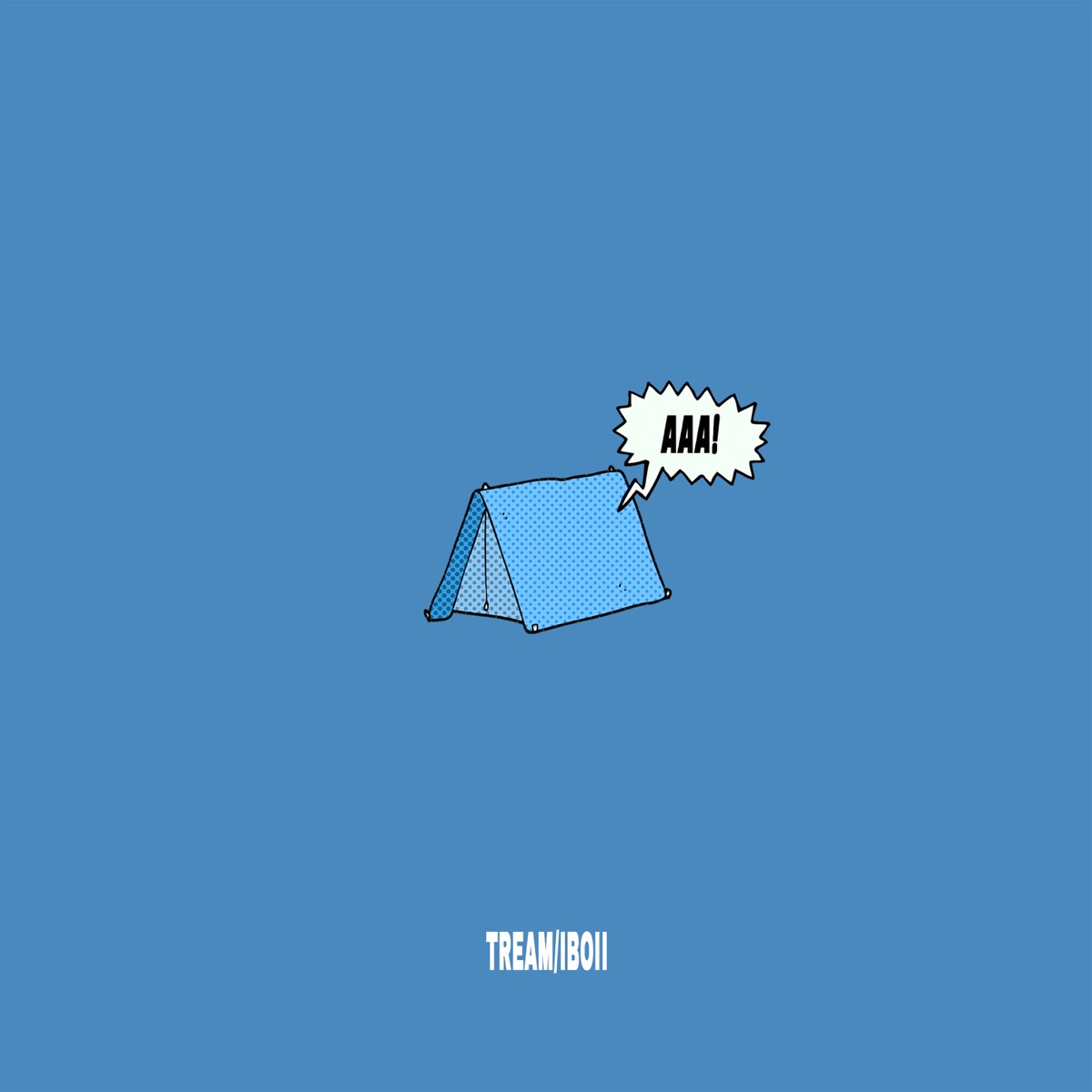 Zelten auf Kies EP by Tream, treamiboii & Gibbs album cover