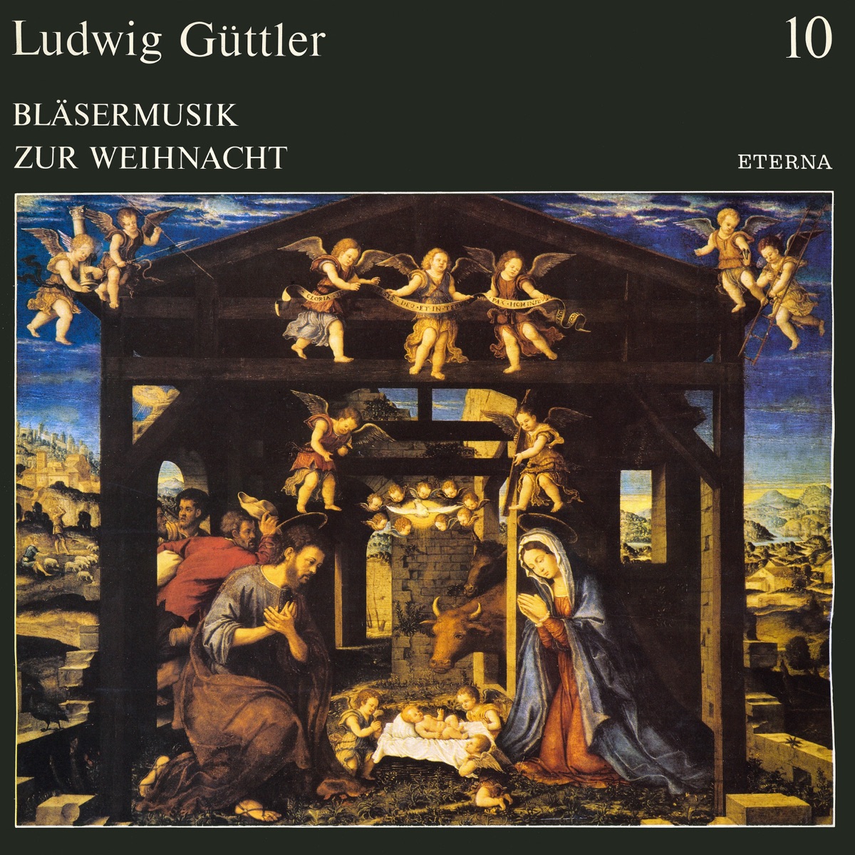 Bläsermusik zur Weihnacht by Ludwig Guettler & Blechbläserensemble Ludwig Güttler album cover