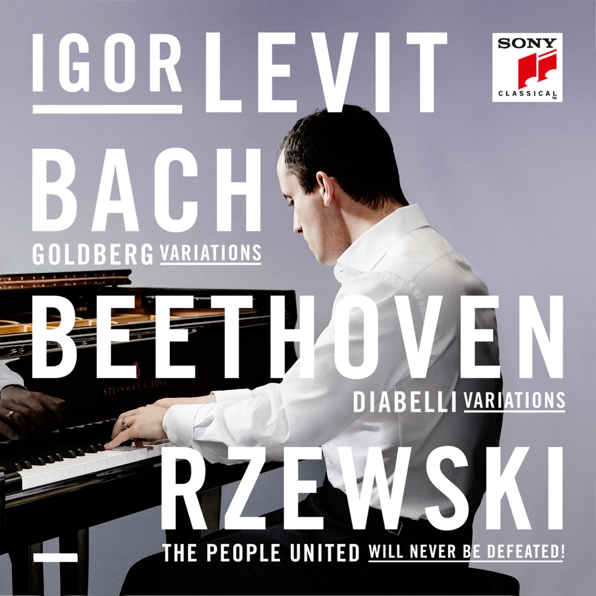 Bach, Beethoven, Rzewski by Igor Levit album cover