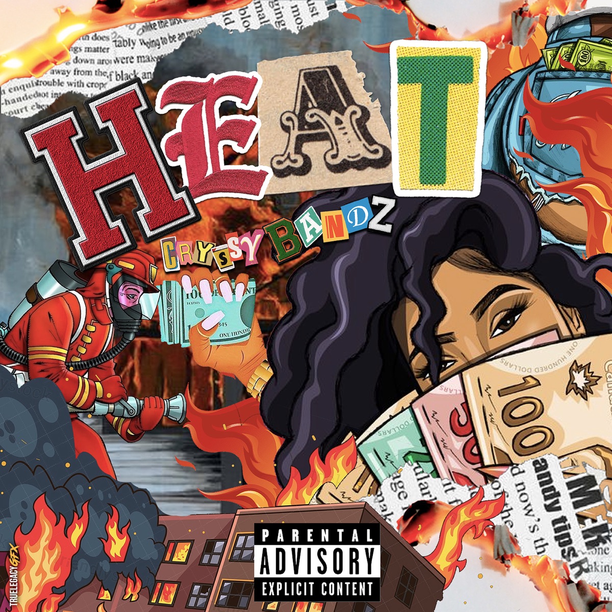 Heat - Single by Cryssy Bandz album cover