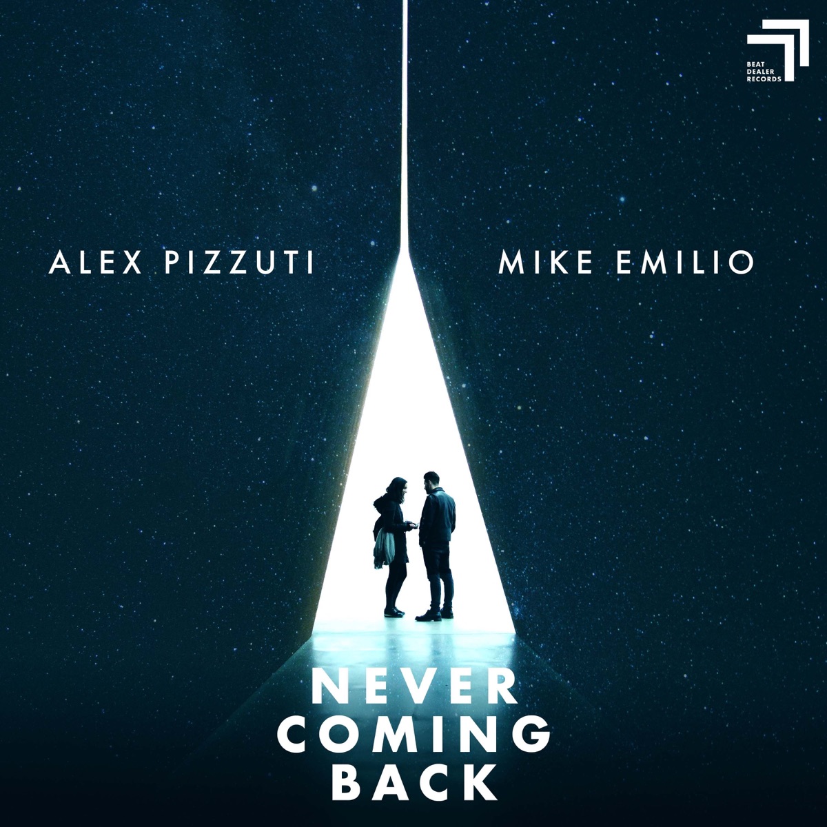 Never Coming Back - Single by Alex Pizzuti & Mike Emilio album cover