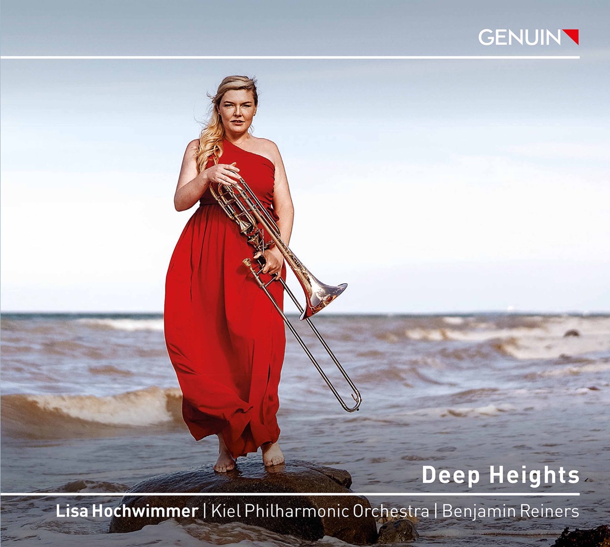 Deep Heights by Lisa Hochwimmer, Kiel Philharmonic Orchestra & Benjamin Reiners album cover
