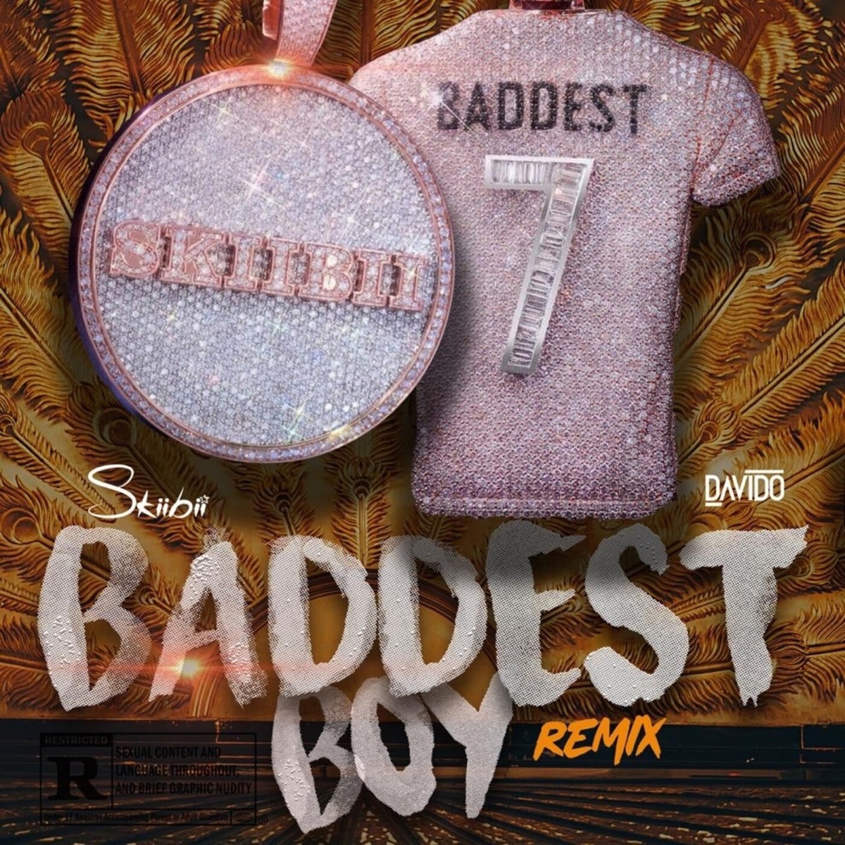 Baddest Boy (Remix) [feat. Davido] - Single by Skiibii album cover