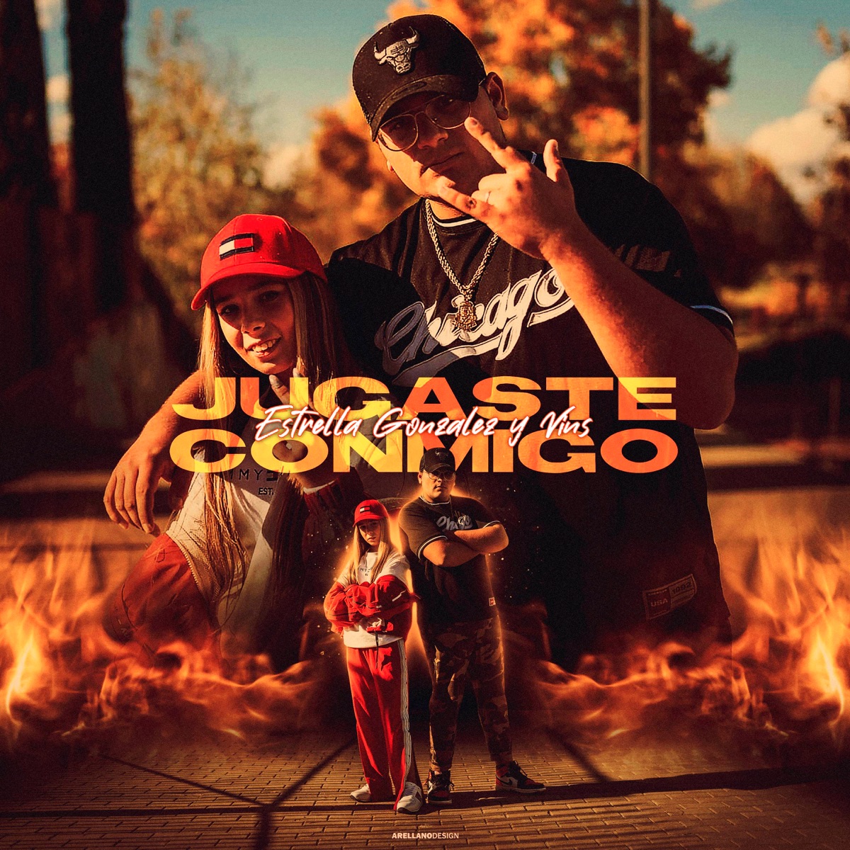 Jugaste Conmigo - Single by Estrella Gonzalez & Vins album cover
