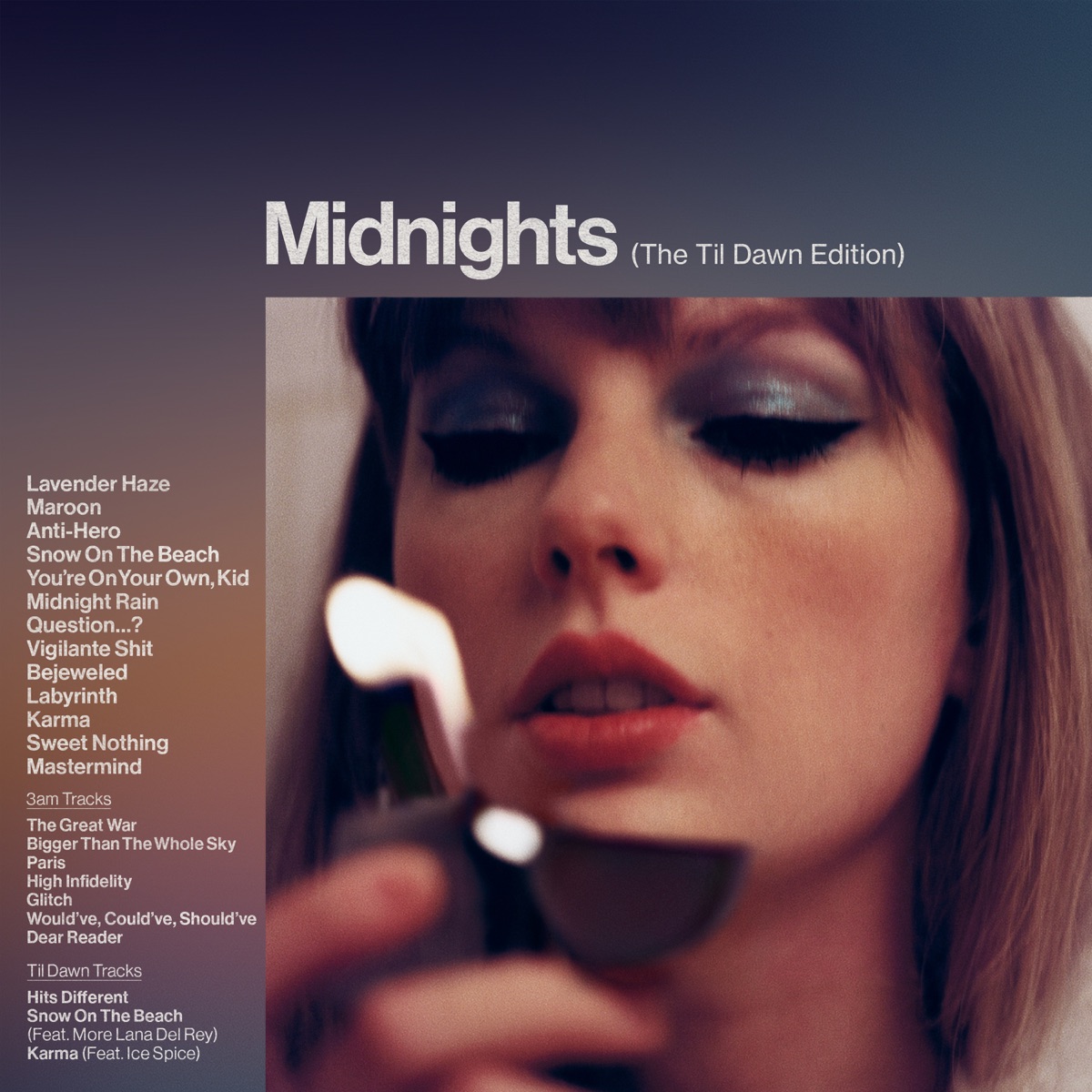 Midnights (The Til Dawn Edition) by Taylor Swift album cover artwork