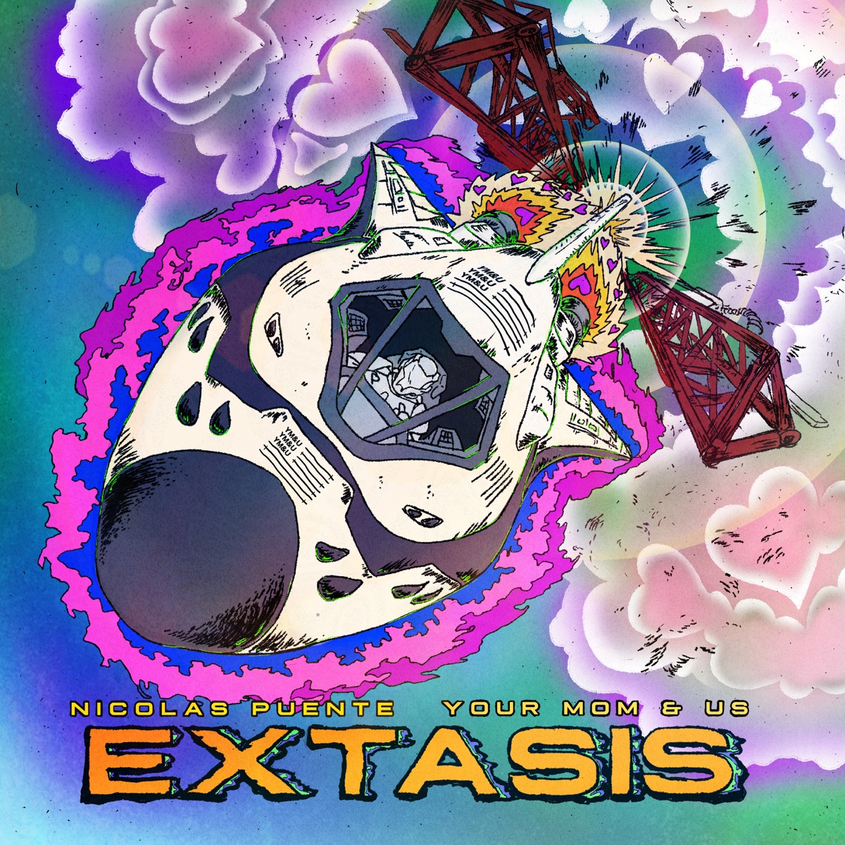 ÉXTASIS - Single by Nicolás Puente & Your Mom & Us album cover