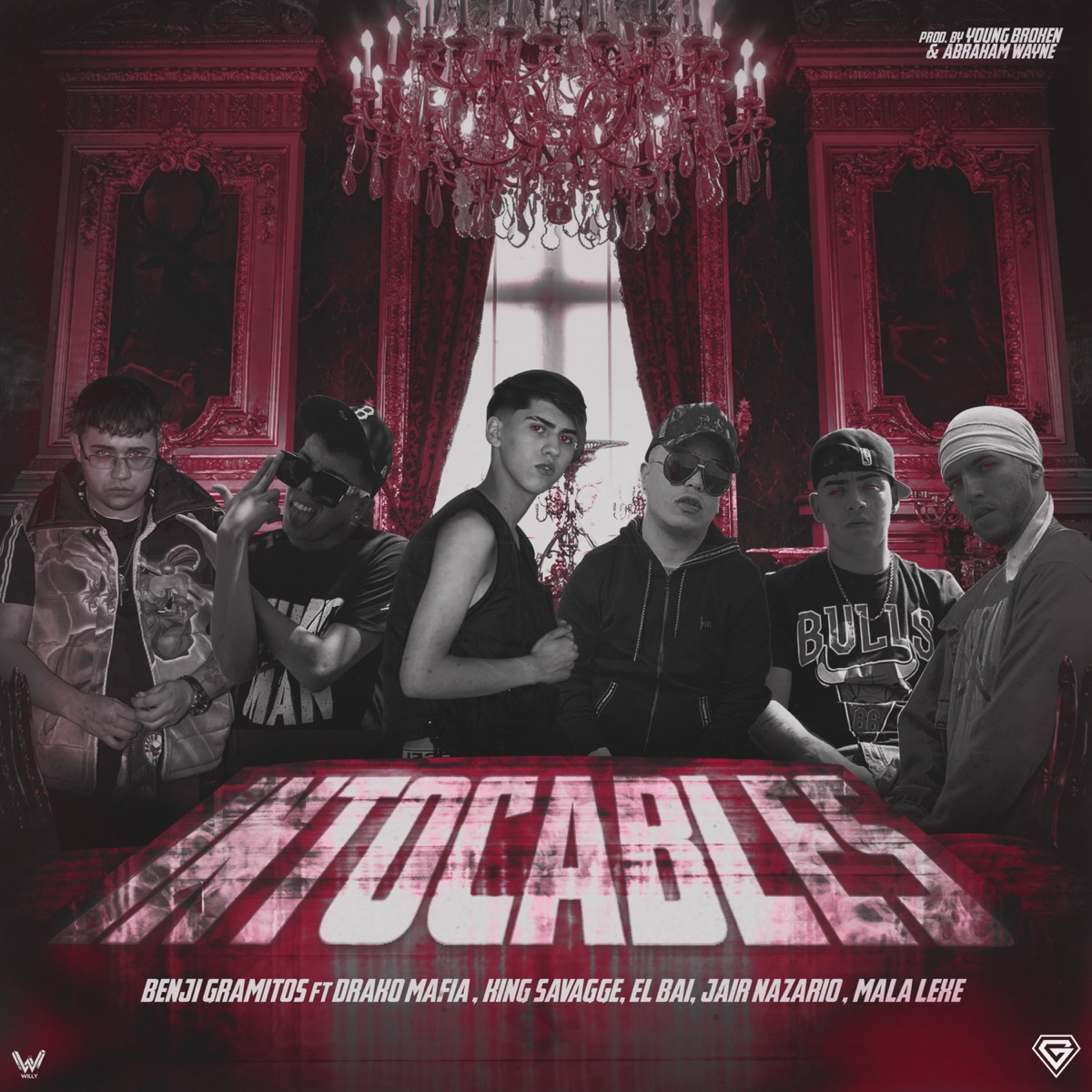 Intocables (feat. King Savagge, El Bai, Jair Nazario, Drako Mafia & Mala Lexe) - Single by Benji Gramitos album cover