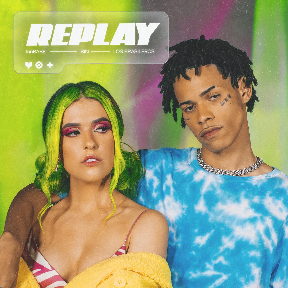 REPLAY - Single by funBABE, BIN & Los Brasileros album cover