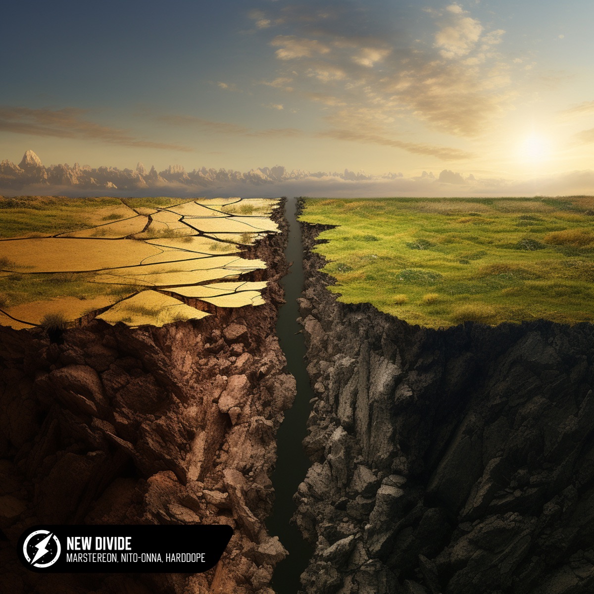 New Divide - Single by MARSTEREON, Nito-Onna & Harddope album cover