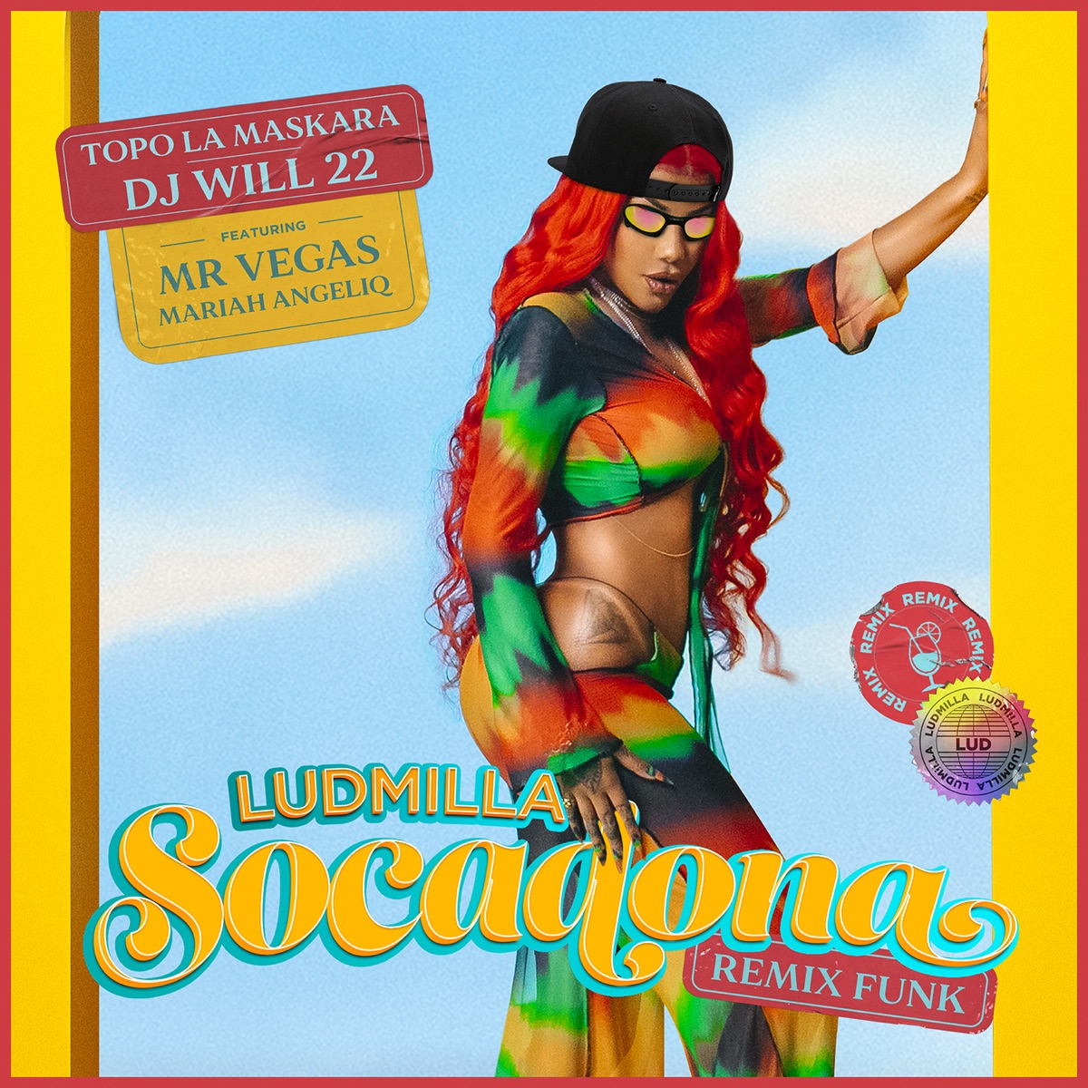Socadona (feat. Mariah Angeliq e Mr. Vegas) [Funk Remix] - Single by LUDMILLA, DJ WILL 22 & Topo La Maskara album cover