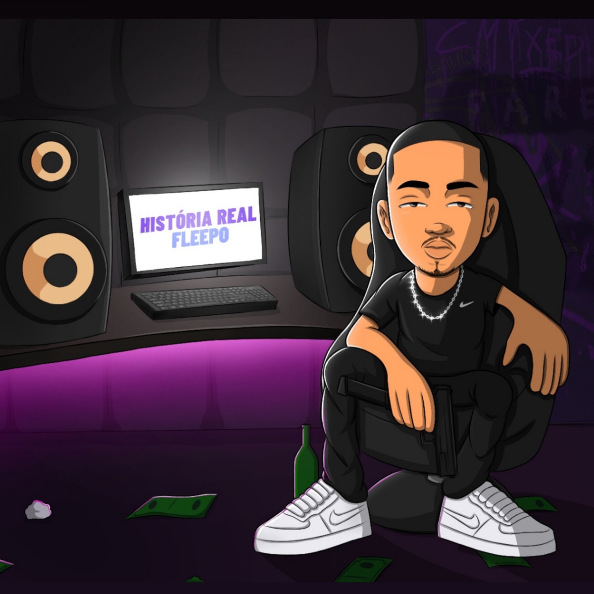 História Real - Single by Fleepo album cover