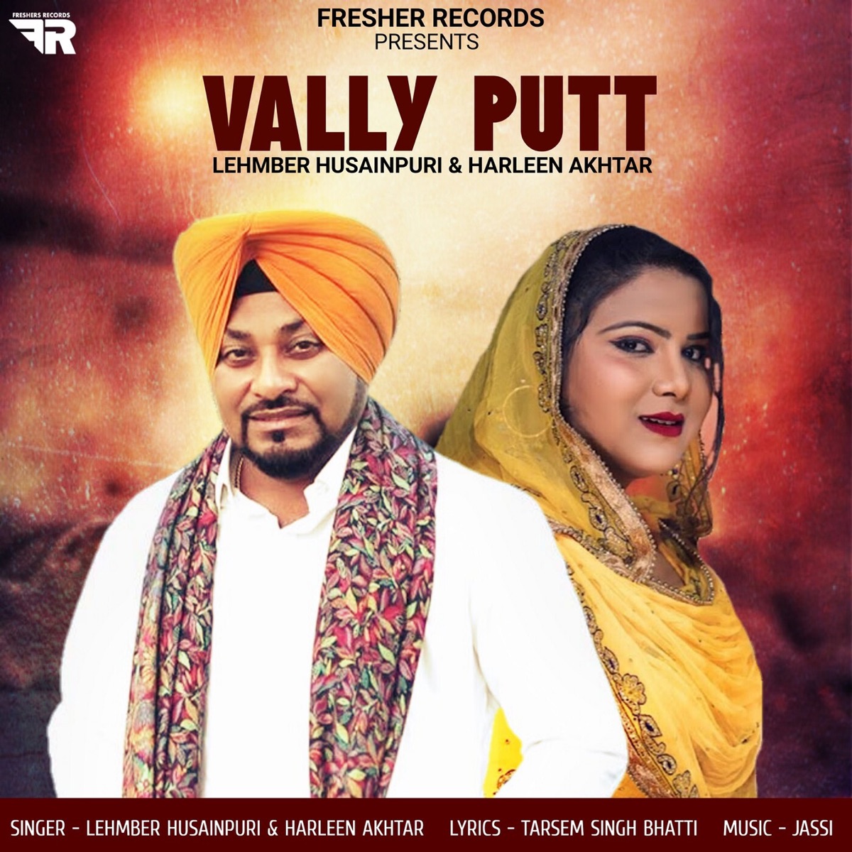 Vally Putt - Single by Lehmber Husainpuri & Harleen Akhtar album cover