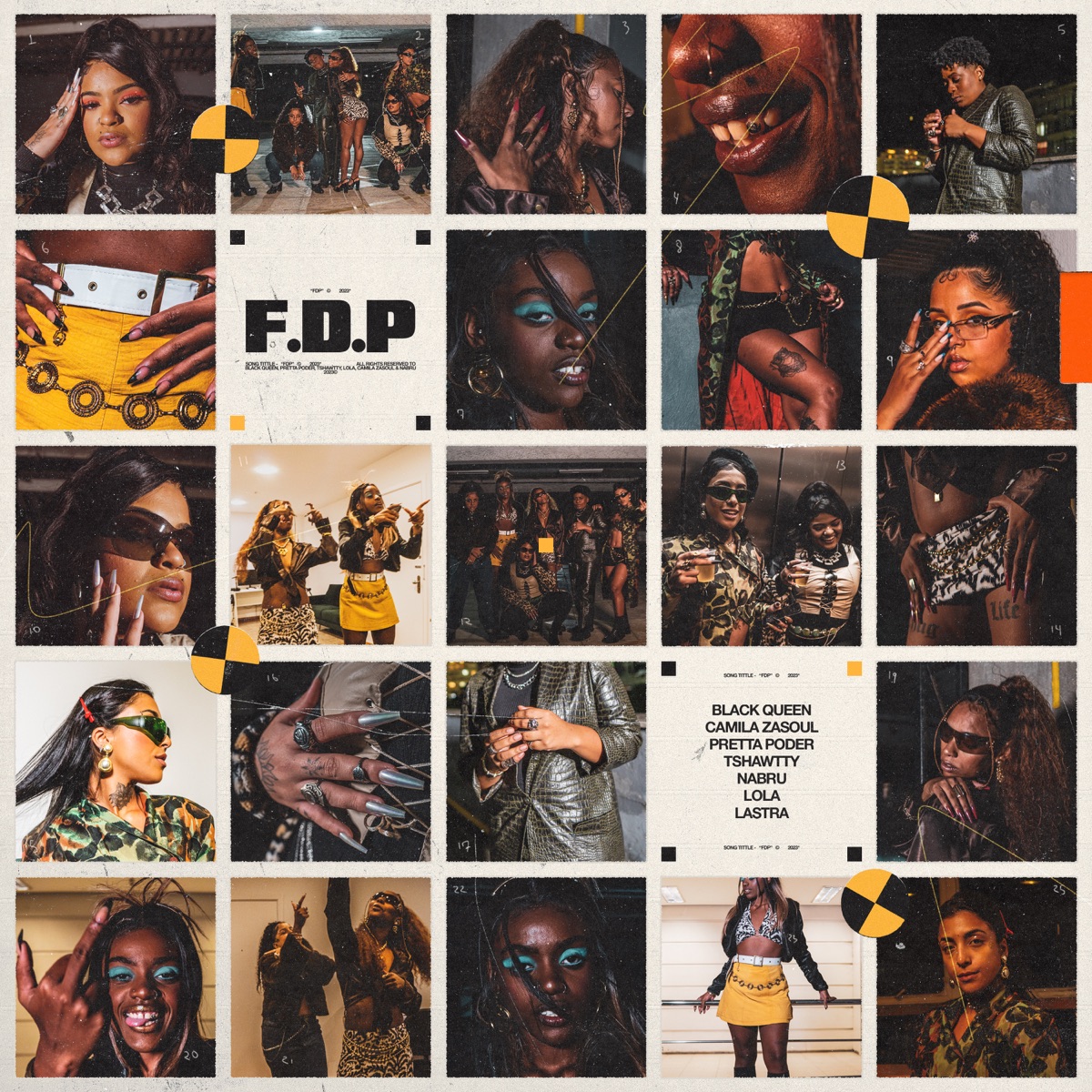 F.D.P (feat. Pretta Poder, NABRU, Lola, Lastra & Tshawtty) - Single by Black Queen, Camila Zasoul & Tropa album cover