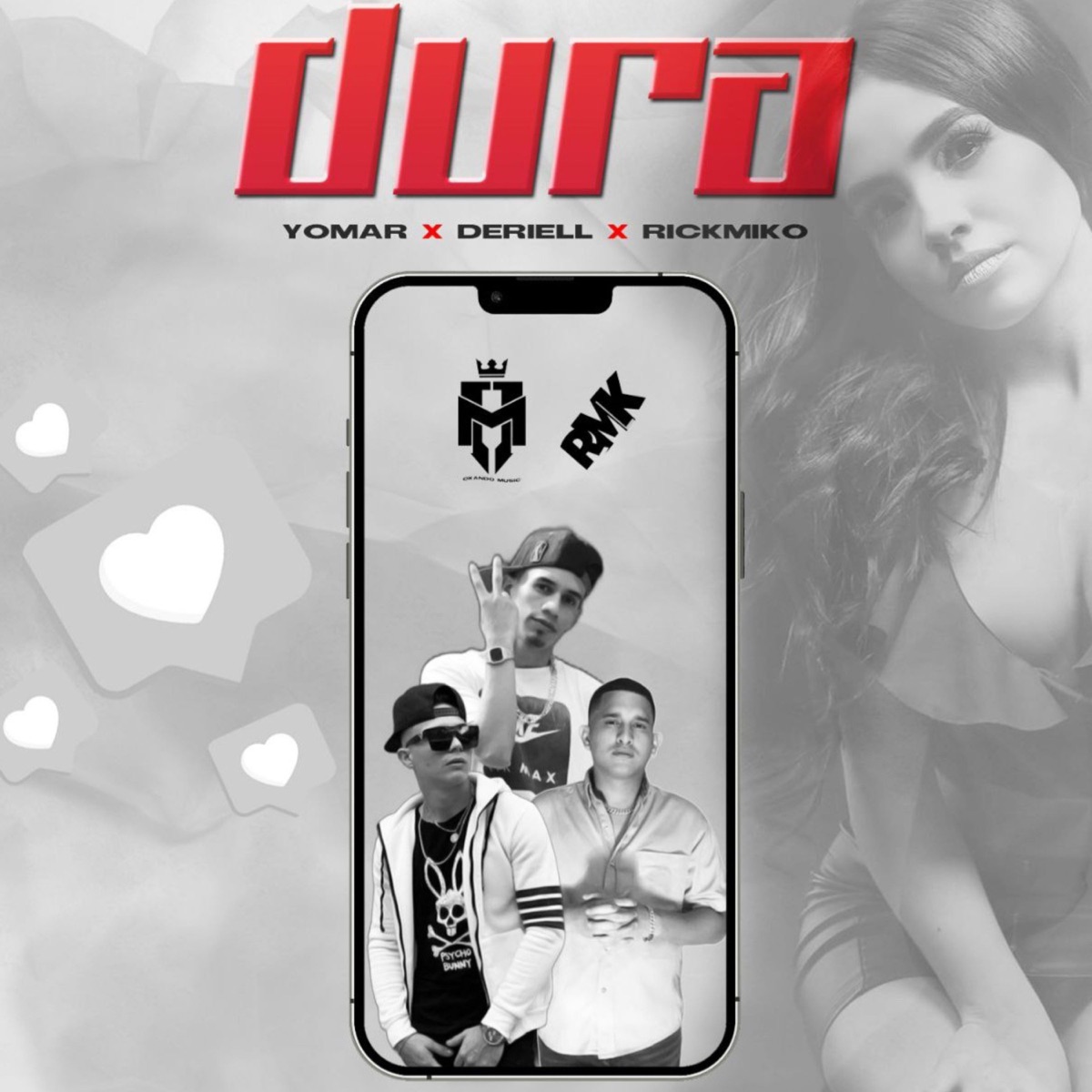 Dura (feat. Rickmiko) - Single by Reny World, Yomvr & Deriell album cover