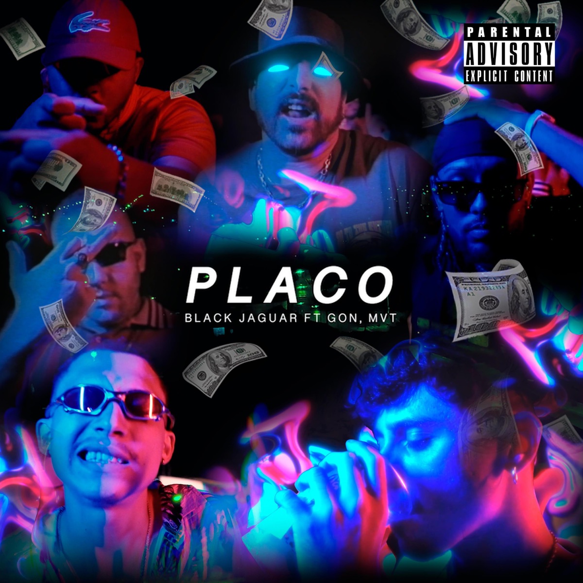 PLACO (feat. Nellis, Toni, Yon MC, Original NAN, MVThc & Gon) - Single by Black Jaguar album cover