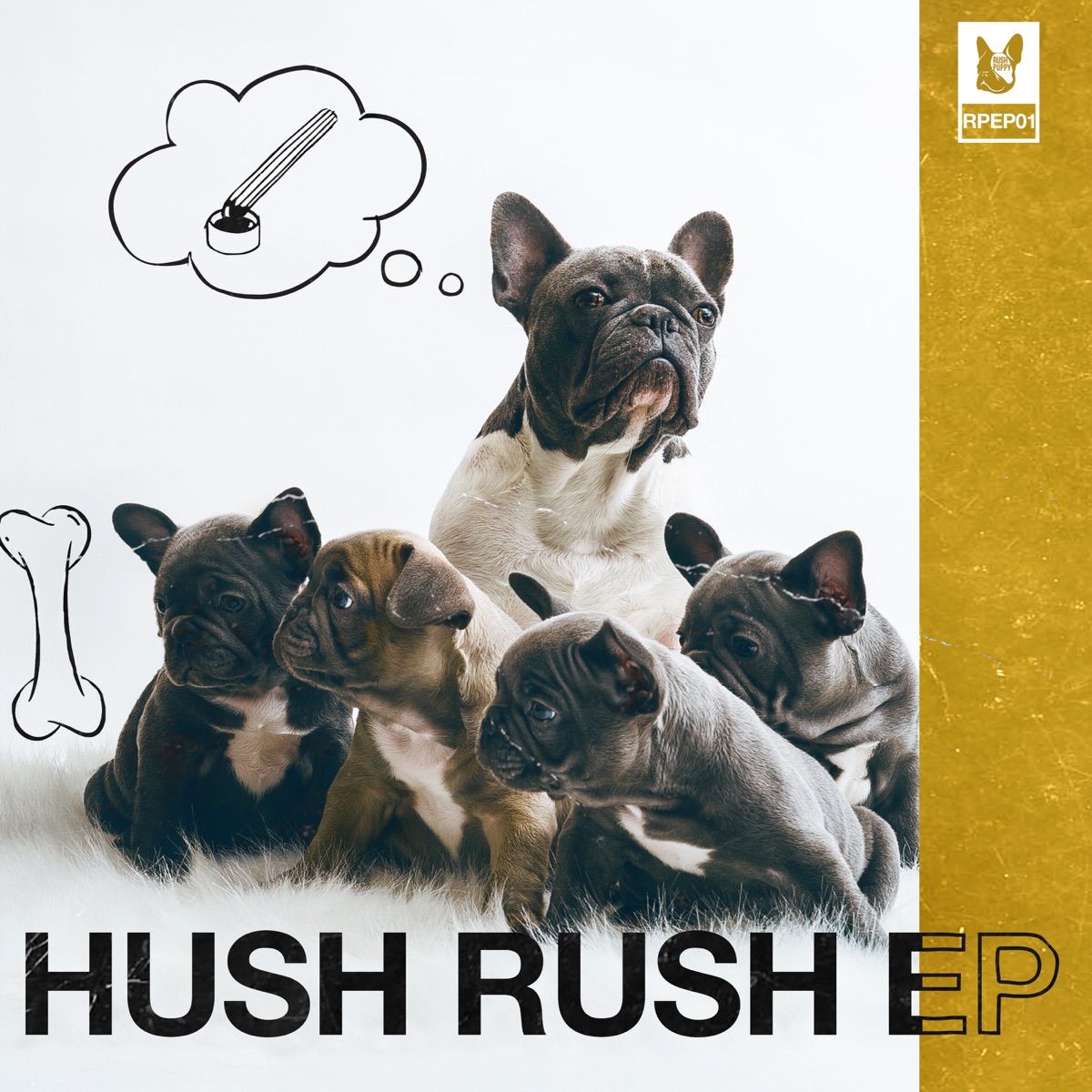 Hush Rush - EP by Rush Puppy & Scorsi album cover