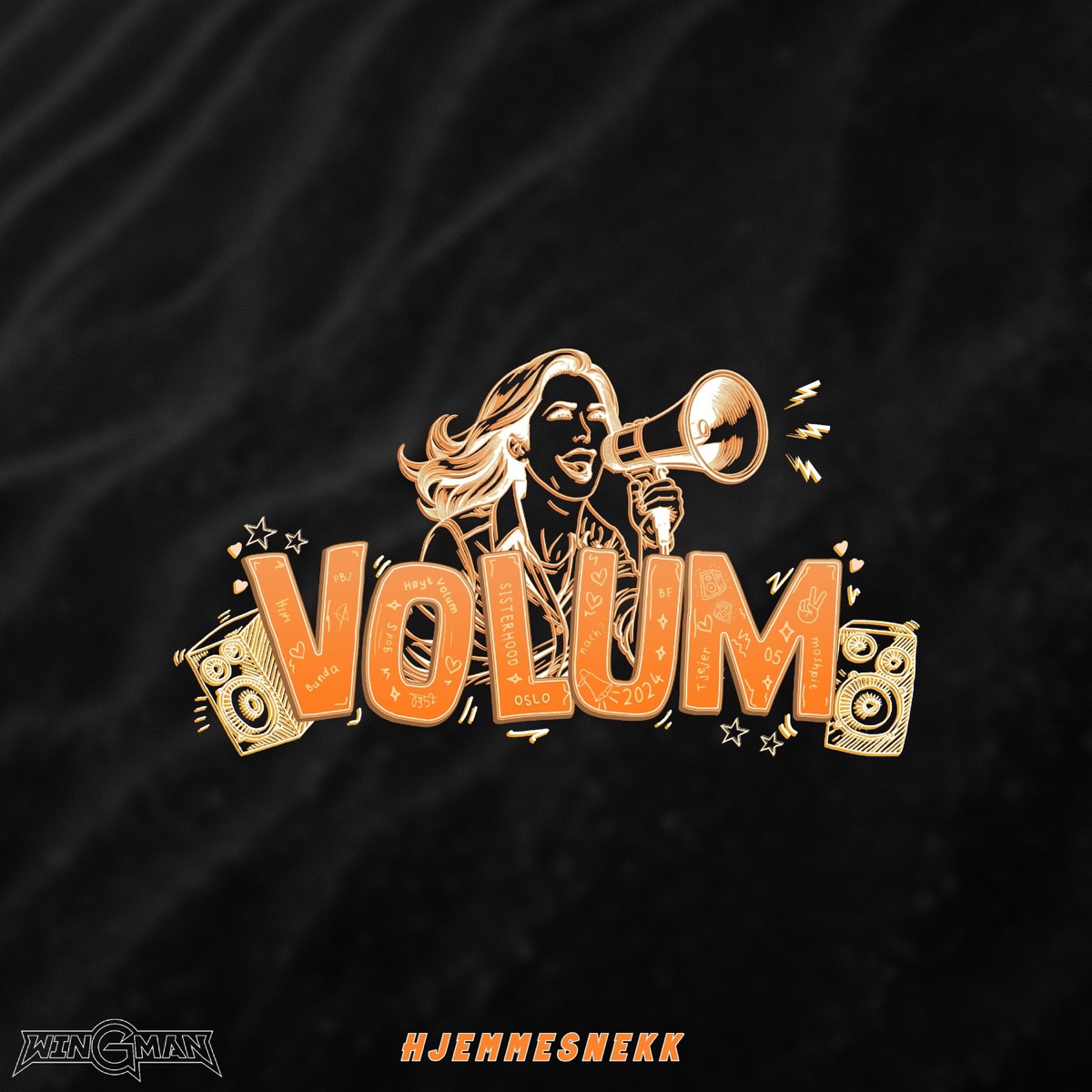 VOLUMSNEKK (feat. Amsy, Margarita, MELLEMBAR, Klara Klegg, Burgatty & $andry) - Single by Wingman album cover